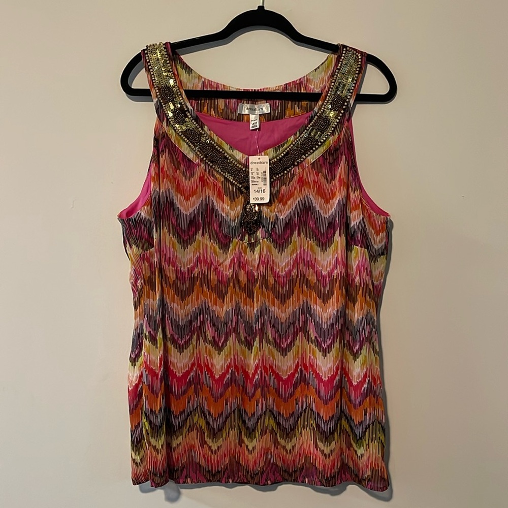NWT Sleeveless Blouse